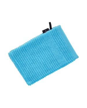 Vossen Morgen Badstof Washandschoen (Ijsblauw)