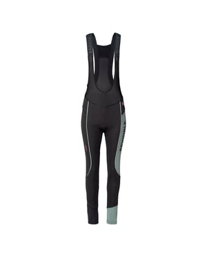 Radvik Dames/Dames Bib Tights (Zwart/Zilver)