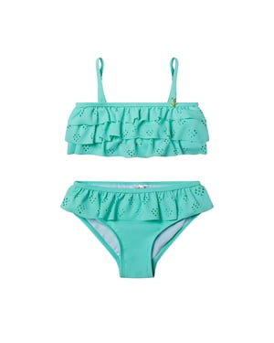 Minoti Meisjes Frill Bikini Set (Groen)