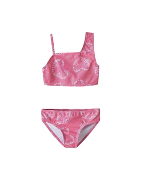 Minoti Meisjes Harten Glitter Bikini Set (Roze)