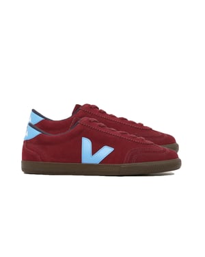 VEJA VOLLEY SUEDE TRAINER GRENAT/AQUA/EAGLE