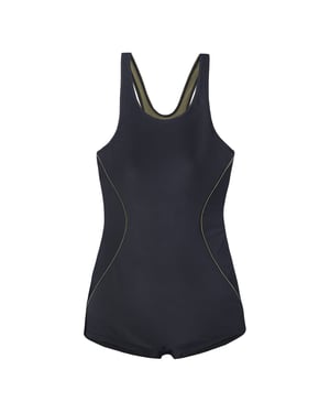 Aquawave Dames/Dames Qarakuma ééndelig badpak (Zwart, Groen)