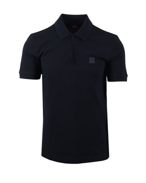 Boss Orange PASSERZIP POLO DARK BLUE