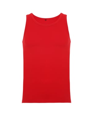 Roly Heren Texas Plain Tank Top (Rood)