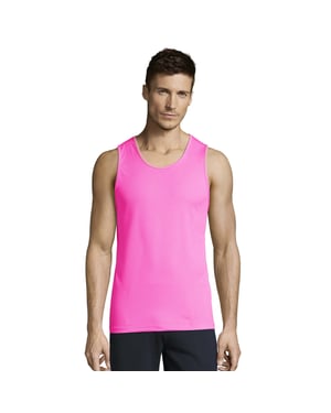 SOLS Heren Sportieve Tank Top (Neonroze)