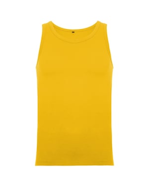 Roly Heren Texas Plain Tank Top (Goudgeel)