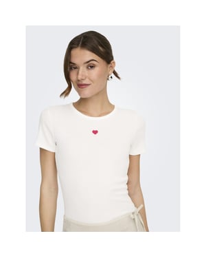 Only Onlelva june emb s/s tee jrs noos