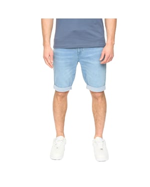 Crosshatch Heren Youlgreeve Denim Korte Broek met Band (Lichte Was)