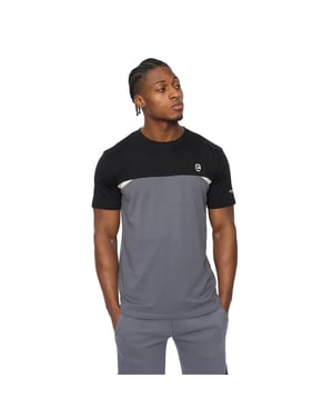 Crosshatch Mannen Castlebay T-Shirt (Slate)