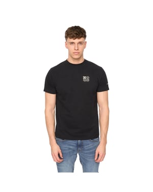 Duck and Cover Heren Lynnfold Katoenen Everyday T-Shirt (Zwart)
