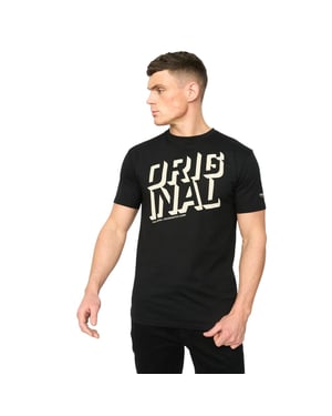 Crosshatch Mannen Protrax Katoenen T-shirt (Zwart)