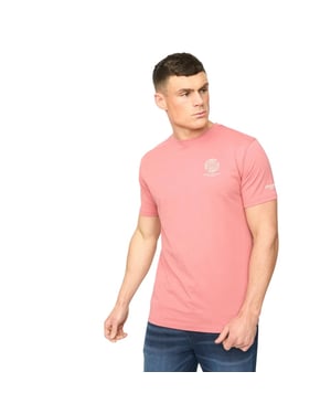 Crosshatch Heren Chittingtons T-Shirt (Roze)