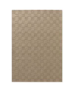 Villeroy & Boch Scala handgeweven wol vloerkleed donker 80x200 cm