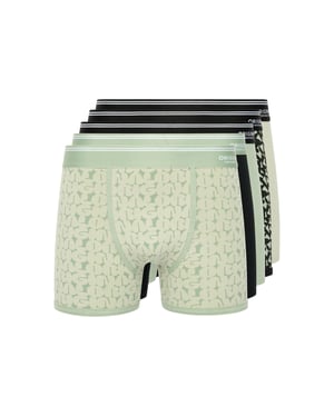 Crosshatch Heren Dringal Boxershort (Verpakking van 5) (Groen)