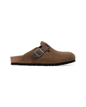 BIRKENSTOCK BOSTON CLOGS DARK TEA