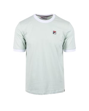 FILA MARCONI ESSENTIAL RINGER T-SHIRT SURF SPRAY/WHITE