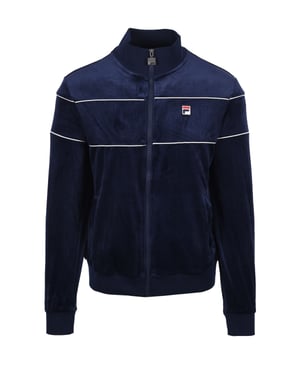 FILA VITTORIO VELOUR TRACK JACKET FILA NAVY/GARDENIA