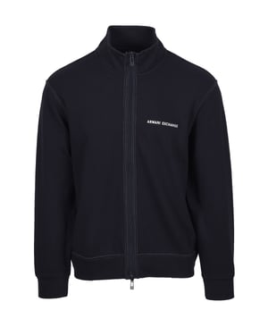 ARMANI EXCHANGE FULL ZIP SWEATSHIRT DEEP NAVY