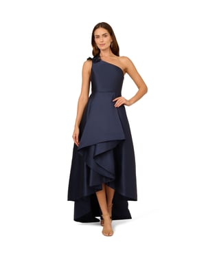 Mikado High Low Gown