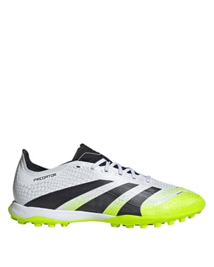 Men's adidas Predator League Astro Turf Football Boots in White/Blk/Lemon