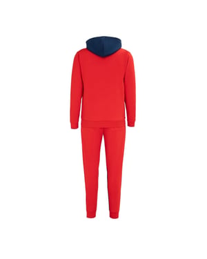 Men's Lonsdale Tracksuit in Red/Navy