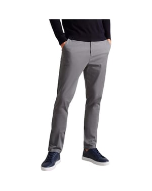 Ted Baker Mens Chino RYCE Slim Fit Textured Chino Cotton Blend Premium Trouser
