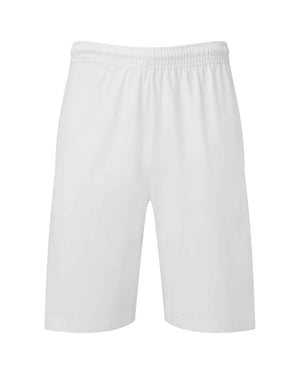 Fruit of the Loom Unisex Jersey Shorts voor volwassenen (Wit)