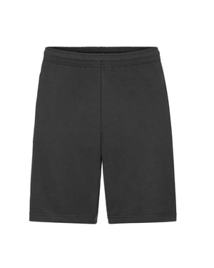 Fruit of the Loom Lichtgewicht uniseks shorts voor volwassenen (Zwart)