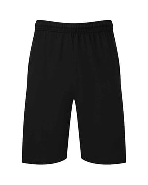 Fruit of the Loom Heren Iconic 195 Jersey Shorts (Zwart)