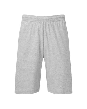 Fruit of the Loom Heren Iconic 195 Jersey Shorts (Heide Grijs)