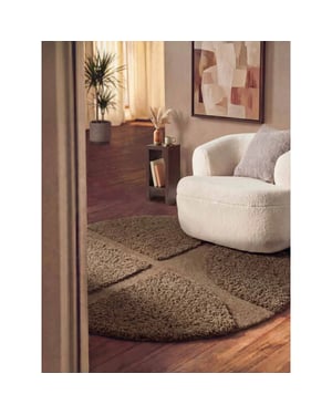 Ted Baker Ted baker lambeth hoogpolig vloerkleed rond 150 cm rond
