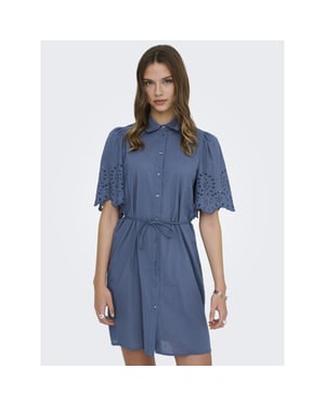 Only Onlhaskel 2/4 short emb belt dress