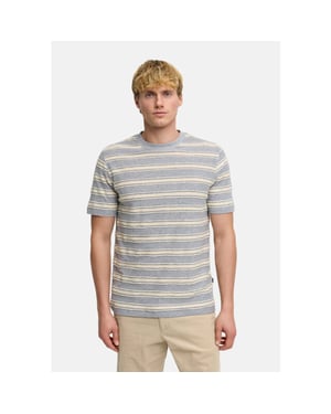 Kronstadt Po30438 ks40025 ksborden t-shirt lt grey mix