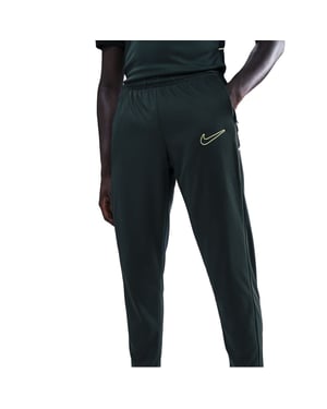 Men's Nike Zippered Tracksuit Bottoms Mens in Black/Lime