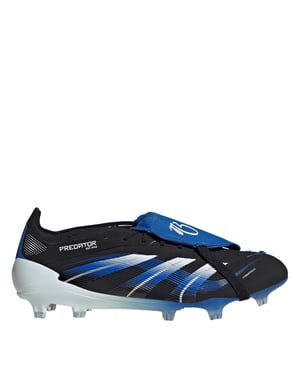 Men's adidas Elite Fold Over Tongue Firm Ground Football Boots in Black/Blue