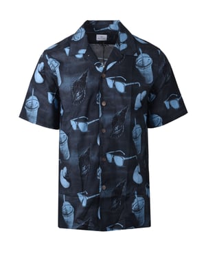 PAUL SMITH SS CASUAL FIT SHIRT BLUE