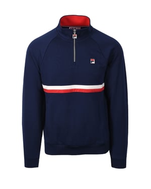 FILA ROLANDO HALF ZIP FILA NAVY/GARDENIA/FILA RED