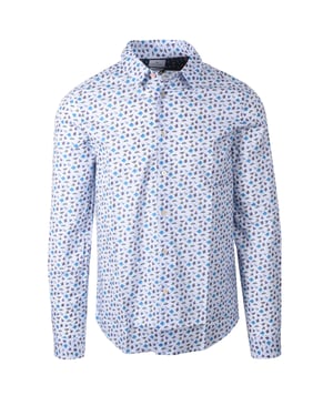 PAUL SMITH LS TAILORED FIT SHIRT LIGHT BLUE