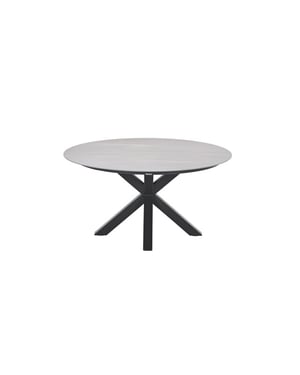 Garden Impressions Lowland tafel Ø150 cm carbon black centostone napoli sand
