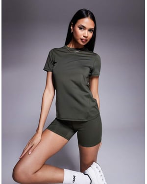 4505 Icon active quick dry performance t-shirt in dark green