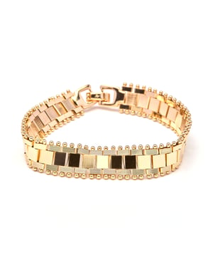 Luxenter Armband met 18-karaats geelgouden afwerking - Tifei