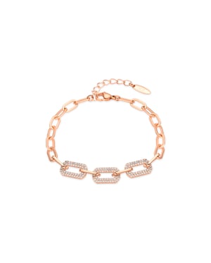 Luxenter Armband met 18-karaats geelgouden afwerking - Nelith