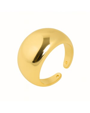 Luxenter Ring met 18-karaats geelgouden afwerking - Tanys