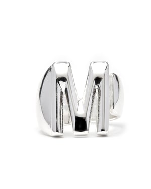 Luxenter Ring met zilveren afwerking - Alphabet