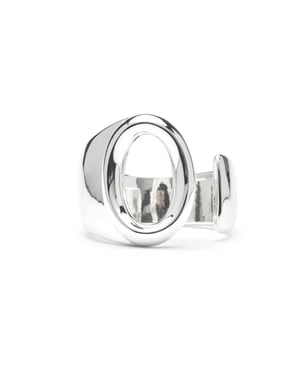 Luxenter Ring met zilveren afwerking - Alphabet