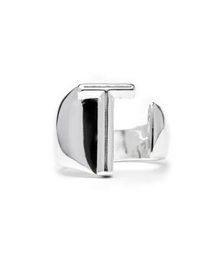 Luxenter Ring met zilveren afwerking - Alphabet