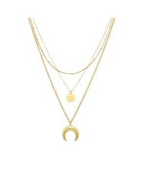 Luxenter Ketting met 18-karaats geelgouden afwerking - Salsu