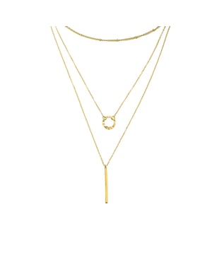 Luxenter Ketting met 18-karaats geelgouden afwerking - Rewary