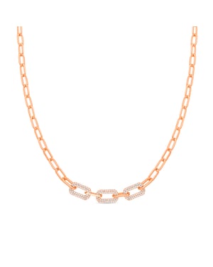 Luxenter Ketting met 18-karaats geelgouden afwerking - Nelith