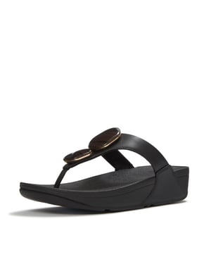 FitFlop Lulu marbled-stone toe-post sandals